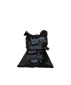 Reusable Bag Black 13inx7inx22in