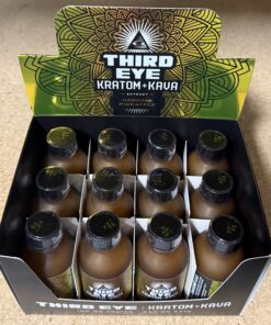 Third Eye 100mg Kratom + 350mg Kava Hawaiian Pineapple 60ml Shot 12ct