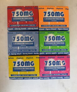 Dopium 7-Hydroxy 15ct 50mgTab 9pk Berry Blast
