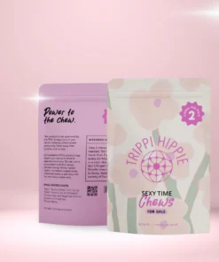 Trippi Hippie Sexy Time Chews Female 9g 2ct 50pk